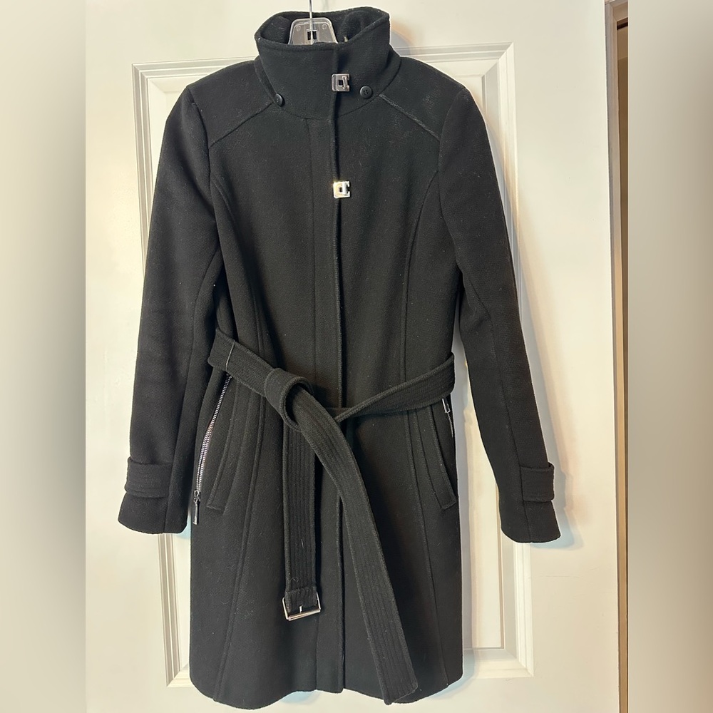 Calvin Klein Black wool coat